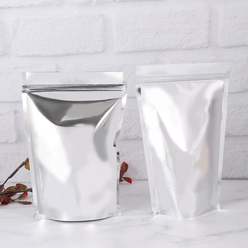 自封袋 干果杂粮双面镀铝自立骨袋 茶叶铝箔袋 自立枸杞自封袋