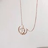 Brand necklace, advanced accessory, simple and elegant design, high-quality style