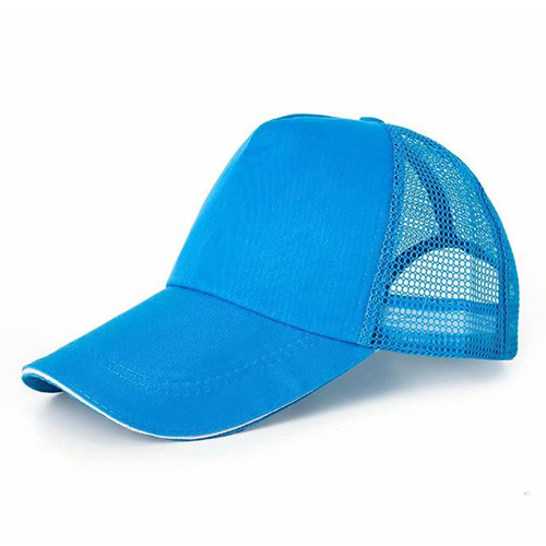 Custom Grid Breathable Sun Hat, Work Baseball Cap with LOGO Advertising, Wholesale Duck Bill Sun Fishing Hat with Embroidery