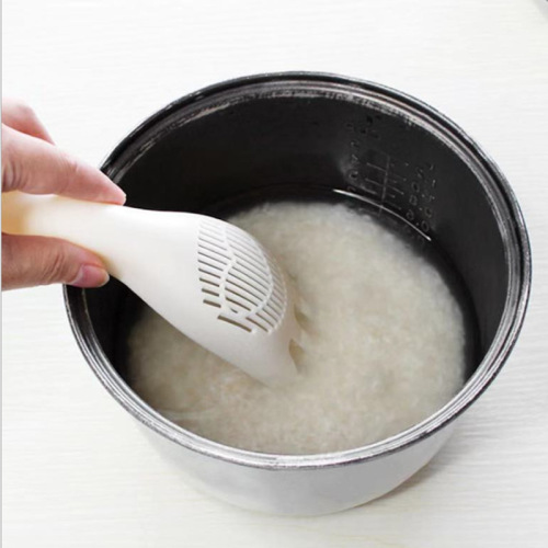 Factory Wholesale Multifunctional Rice Sieve, Hand-Friendly, Kitchen Wall-Mountable Rice Scoop Filter, Creative Rice Washing Gadget