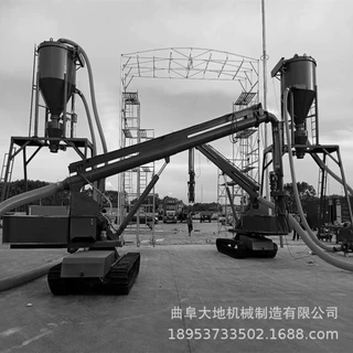 江西石灰石粉装车机集装箱煤灰吸料机电厂炉渣无尘气力吸灰机