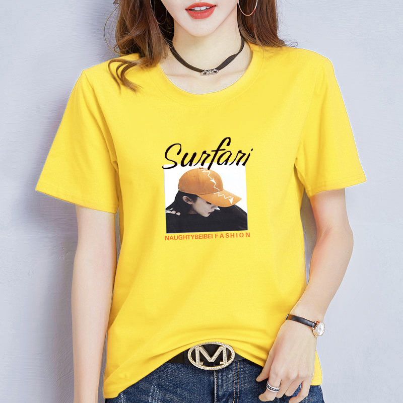 Summer short sleeve T-shirt for leisure