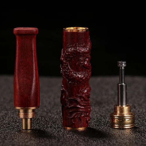 Rosewood solid wood cigarette holder filter circulation type washable cigarette holder filter smoke purifier practical and healthy smoking set