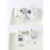 Blue cartoon socks, on elastic band