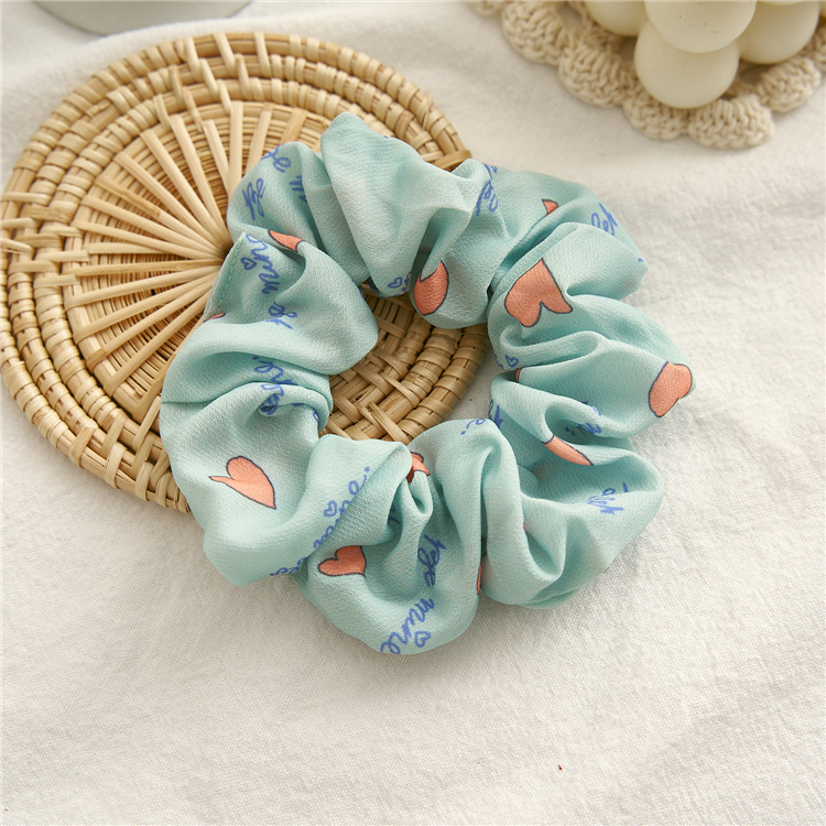 Korean New Bow Striped Dots Hair Scrunchies display picture 10