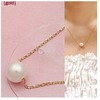 Fashionable necklace from pearl, short chain for key bag , Korean style, simple and elegant design, wholesale