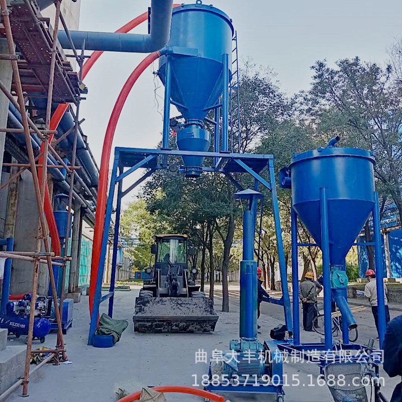 风力吸料输送机环保除尘粉煤灰自动抽灰装车机水泥负压吸料机