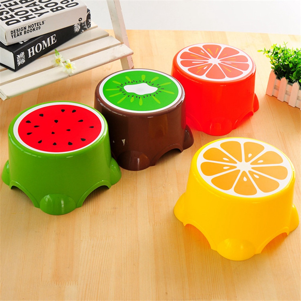 originality Plastic fruit stool Children&#39;s stool lovely Cartoon Feet stool Street vendor Wooden bench Batch