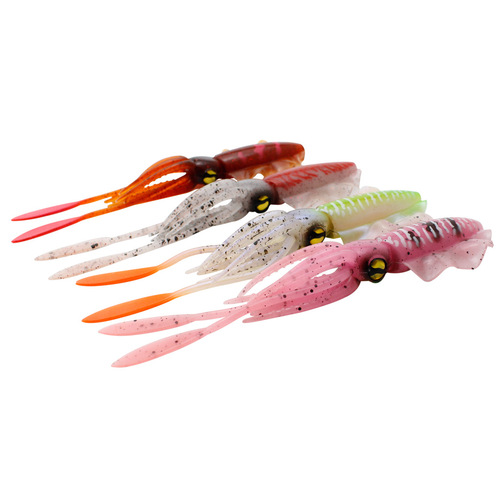 Hunting high Luya squid bait simulated octopus bait luminous 15cm bionic ear Luya soft bait cross-border fake bait