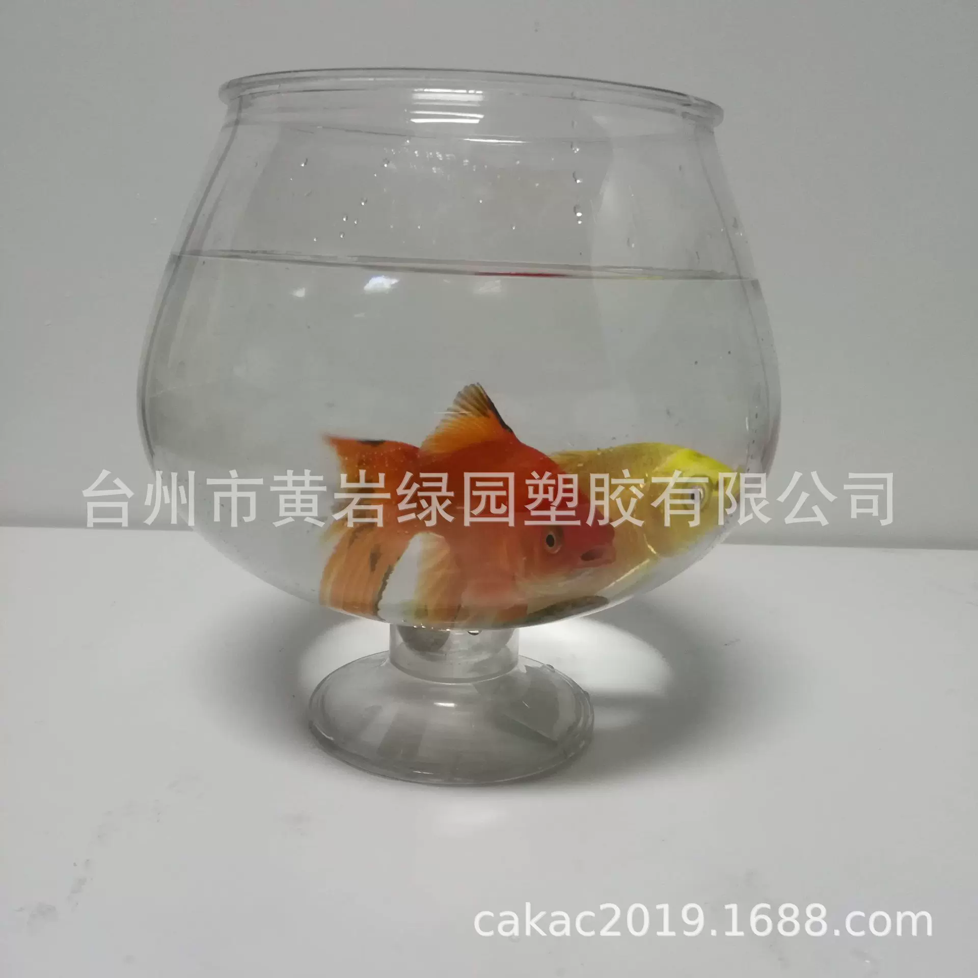 热销小型透明塑料高脚酒杯鱼缸水培植物微景观容器PET红酒杯