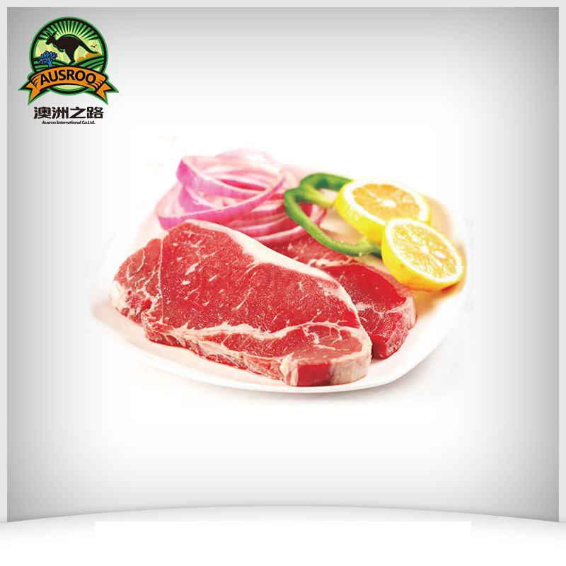 澳洲进口PRS级原切西冷牛排草饲 400g/袋装冷冻牛肉未腌制生鲜|ru