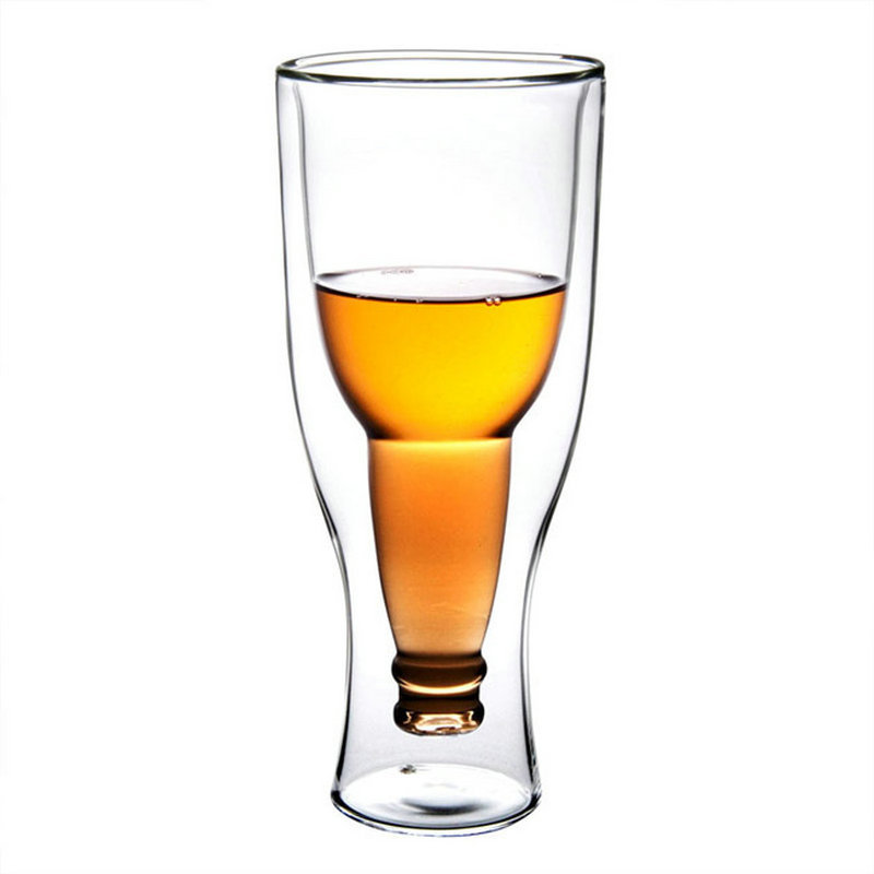 Creative glass wineglass
