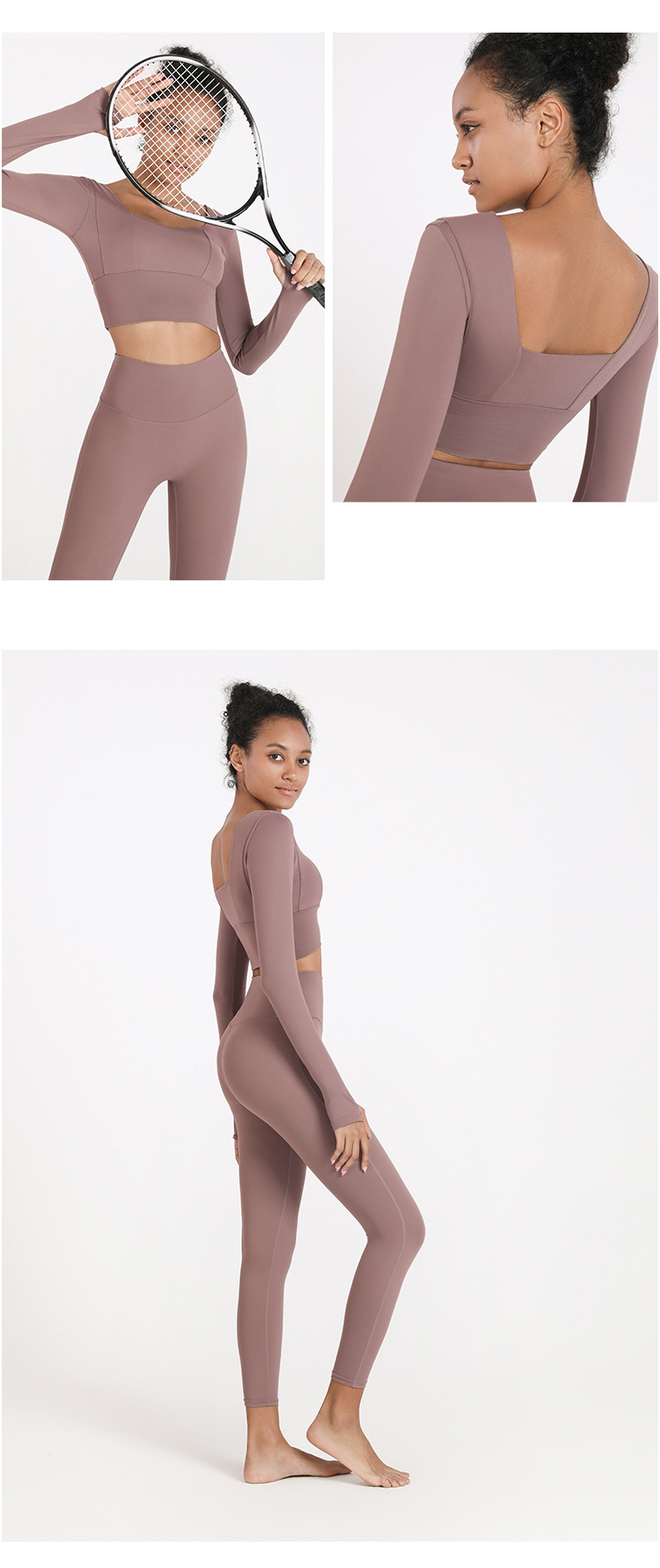 Autumn and winter new yoga clothing suit  NSDS13512