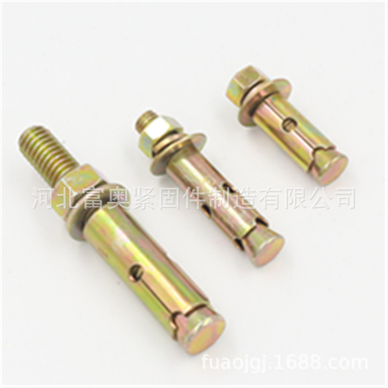 河北厂家生产1/2*75 平头螺丝 韩国用英标膨胀螺丝1/2*4 套管膨胀