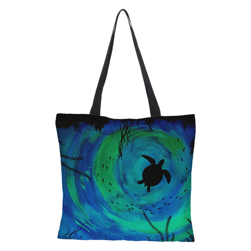 3d Print Animal Fashion Handbag Shopping Bags display picture 5