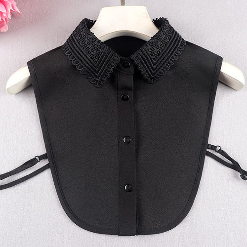 chiffon children fashion anti-creasing water soluble embroidery false maxillary fake collar shirt collar shirt collar the doll