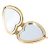 Love -shaped button imitates gold -gold electroplating white embryo mirror mirror mirror embryo can set color