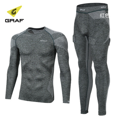 新款GRAF格拉芙冰球速干服套装成人儿童曲棍球速干衣裤带护裆|ms