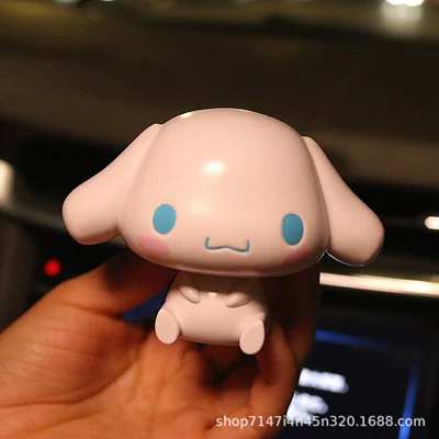 Other Automotive Interior Supplies: air conditioning clip car decorations - small-white-dog-delivers-fragrant-slices