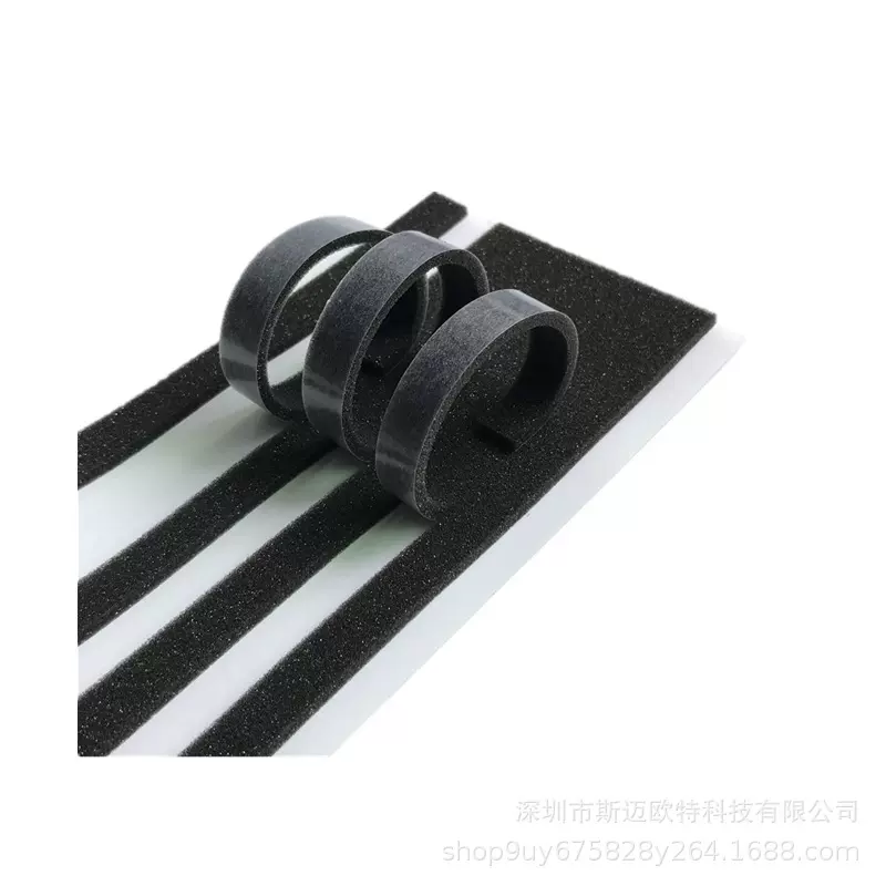 EVA泡棉长条门窗防火密封防尘单面背胶隔音防风防撞PORON高密度