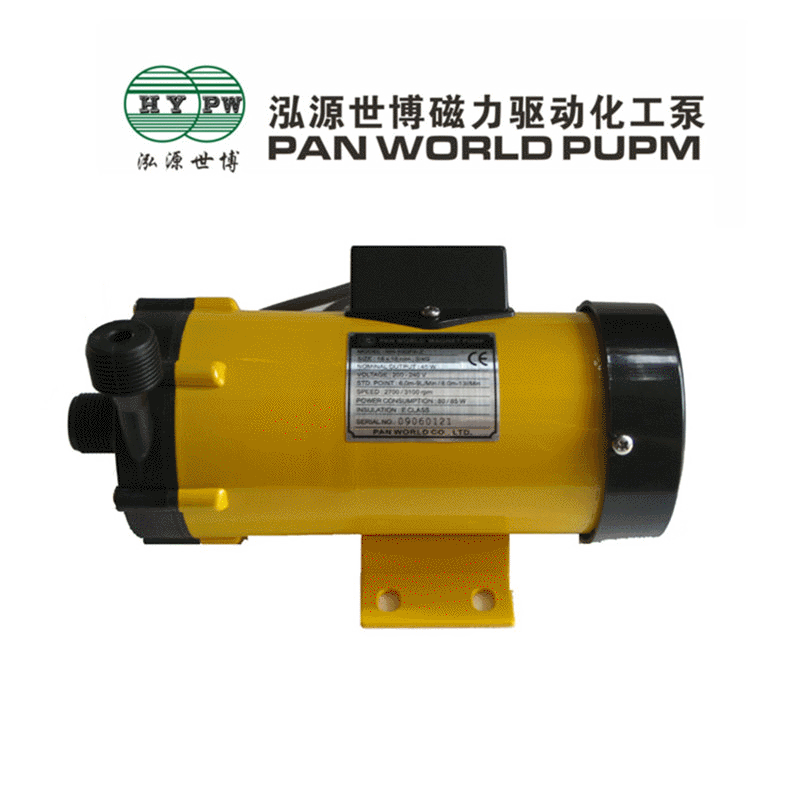 工厂直销PAN WORLD泓源世博耐腐蚀  加药泵NH-100PX-Z  NH-50PX