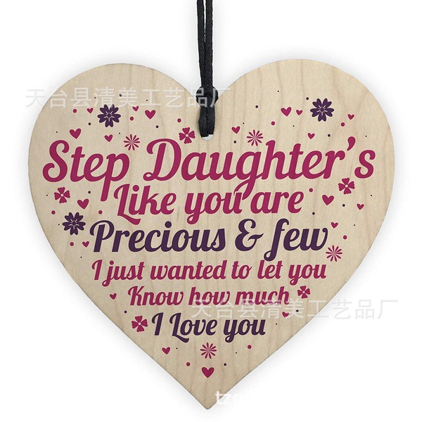 40 estilos nuevo 100mm amor madera chip colgante 1 Pack