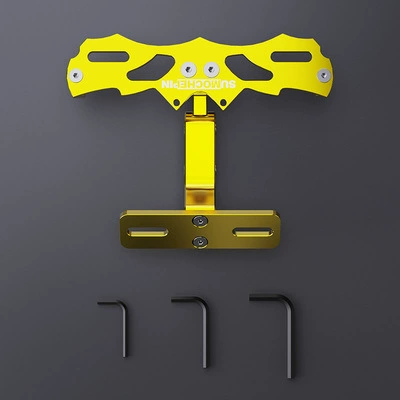 License plate holder/license plate holder Ninja electric car small monster small - gold-1-set