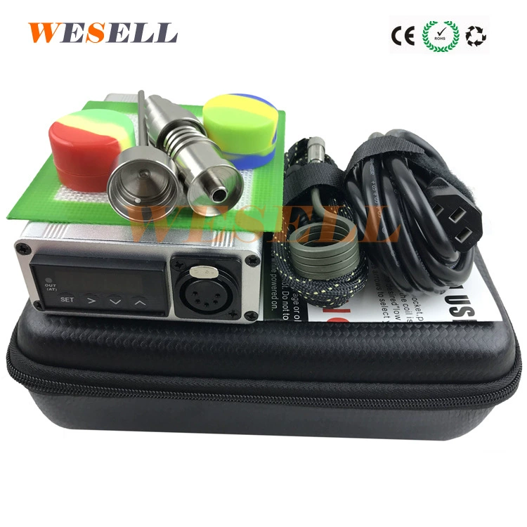 PID серебряный пакет Enail DIY термостат костюм нагревательная катушка титана ногтей, E ногтей Dnail