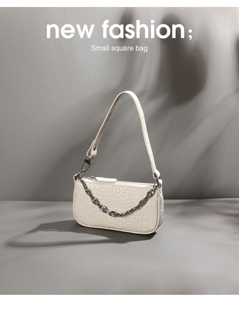 Ladies Mini Underarm Bag - Off-white