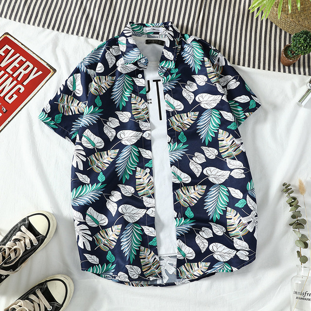 Summer men’s new beach shirt