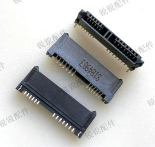 SATAӲ�P�ӿ� 7+15Pĸ�����N 90���NƬ �߶�3.2MM SATA��� ����