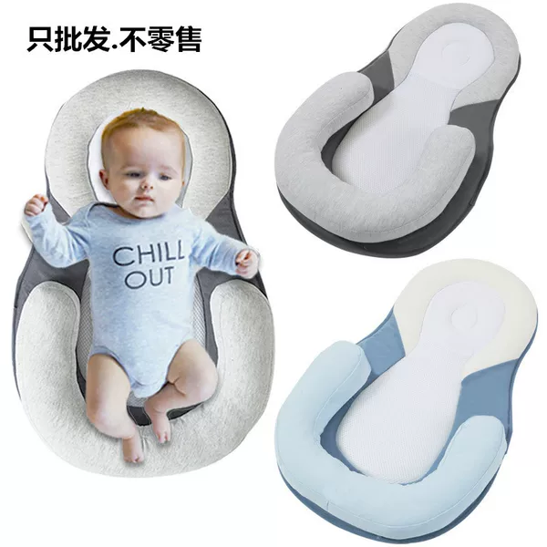 Factory direct baby correction anti-deviation head feeding pillow head side pillow positioning pillow shaped pillow anti-overflow pillow