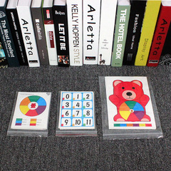 早教 砝碼小熊學習卡片 智力開發益智玩具 幼兒科教教具 廠家直銷