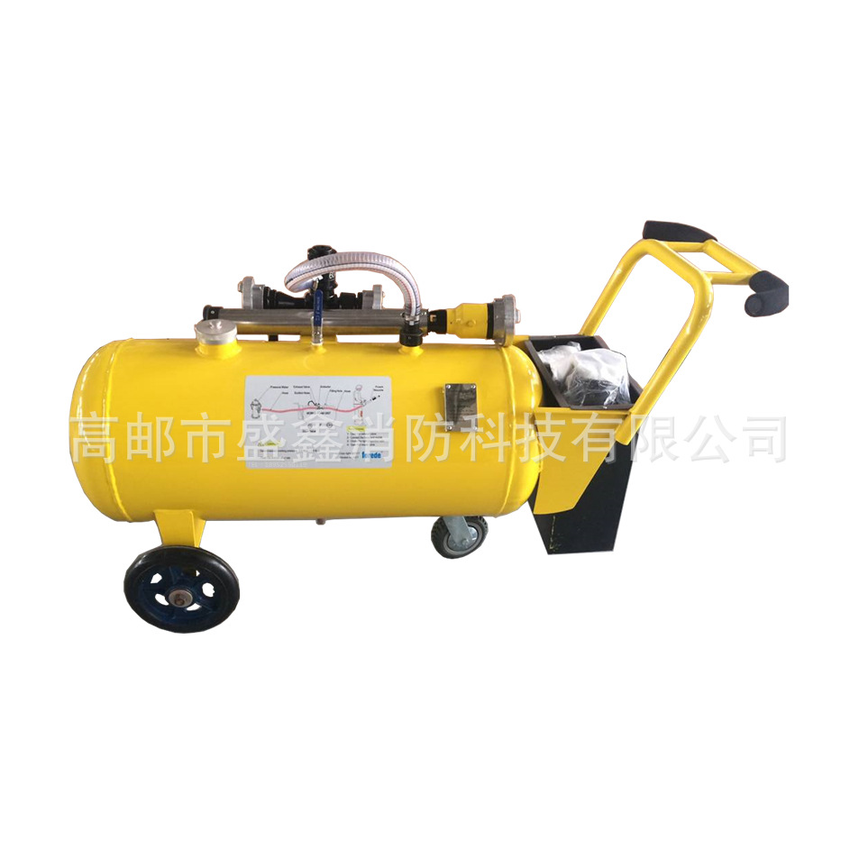 移动式消防泡沫罐外贸款PY8/300半固定式泡沫灭火装置泡沫推车