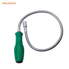 Powerful Magnet Pickup Bar for Automotive Repair, Multifunction Screw and Metal Tool Magnetic Pickup, Curved Magnetic Grabber