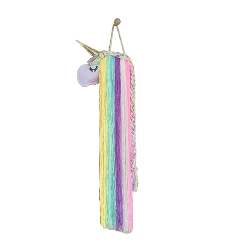 INS felt unicorn children's hair clips and hair accessories storage with wall hanging headwear organizer with organizer