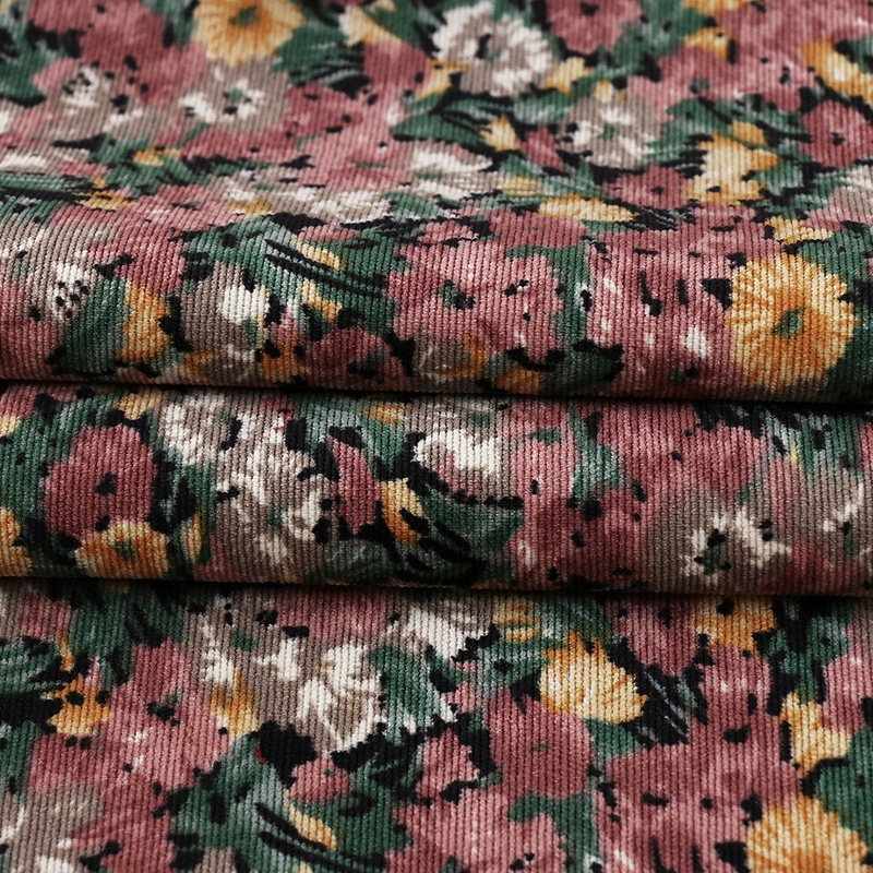 Новая лёгкая основа бархатная печатная ткань женская fashion юбка платье одежда ткань домашний текстиль декоративная ткань оптом