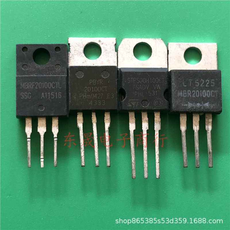 拆机20100 MBR20100 STPS20H100三极管肖特基整流 全自动仪器测试