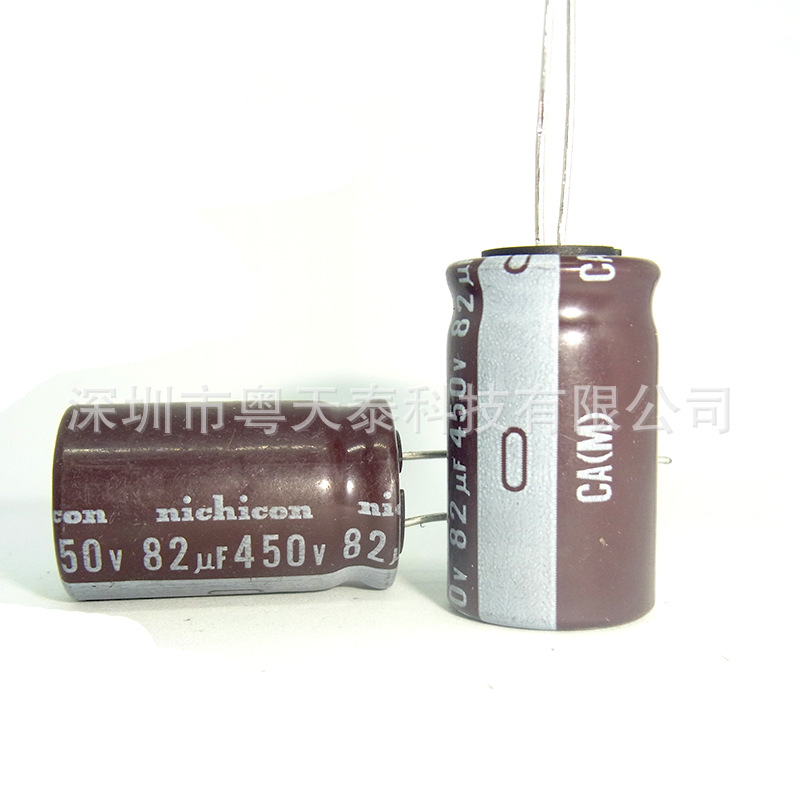 原装nichicon尼吉康 电解电容450v 82uf 18X35 105度 高频低阻