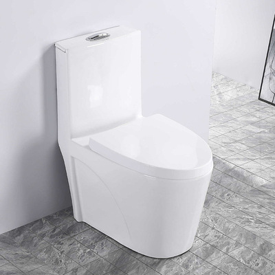 泊岸馬桶生産廠家直銷批發廣東超漩虹吸連體節水後排抽水座坐便器