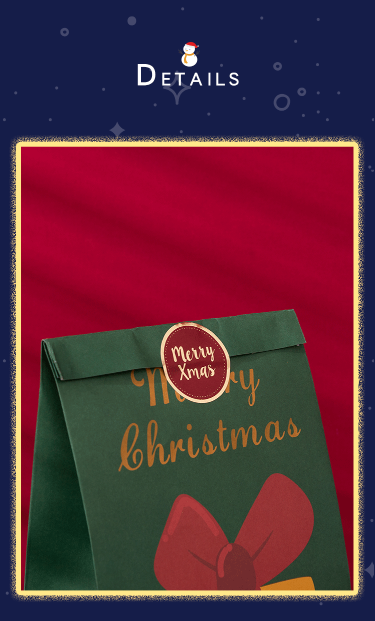 150g Weight Christmas Cute Santa Claus Christmas Gift Bags Gift Wrapping Supplies