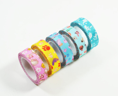 Manufacturer cartoon silk guzheng tape for children, breathable, professional playing type, comfortable, no cutting, can be torn by hand