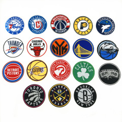 Factory Direct Supply 2020 New Round Team Fabric Patch Cute Cartoon Embroidered Applique for Kids