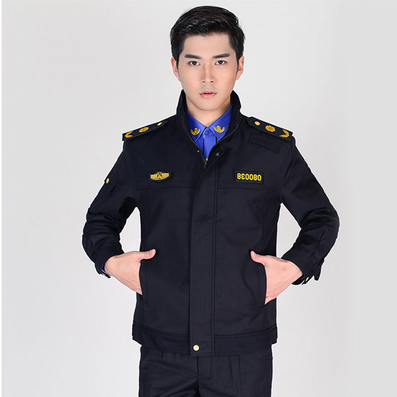 新款春秋城市工作服综合训练管理服套装男长袖夹克执勤套装衣服法