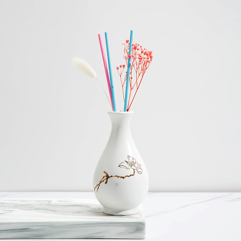 菩霖无火香薰精油藤条陶瓷瓶室内除臭味空气清新剂香水摆件定制|ru