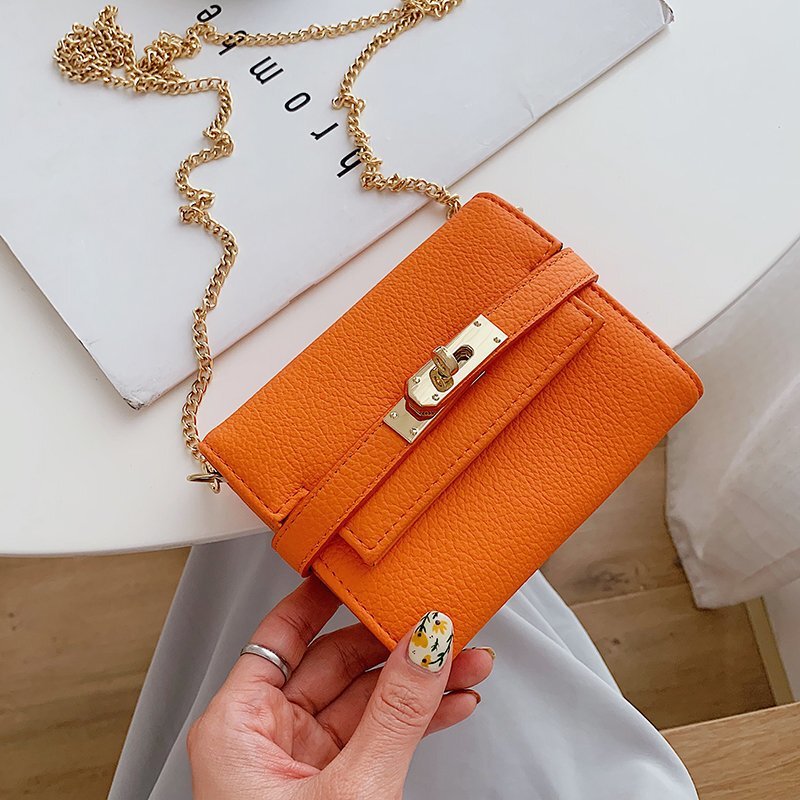 2023 New Fashion Short Wallet Mini Chain Small Bag Women's Shoulder Crossbody Lock Multi-Card Coin Wallet 2023 New Fashion Short Wallet Mini Chain Small Bag Women's Shoulder Crossbody Lock Multi-Card Coin Wallet