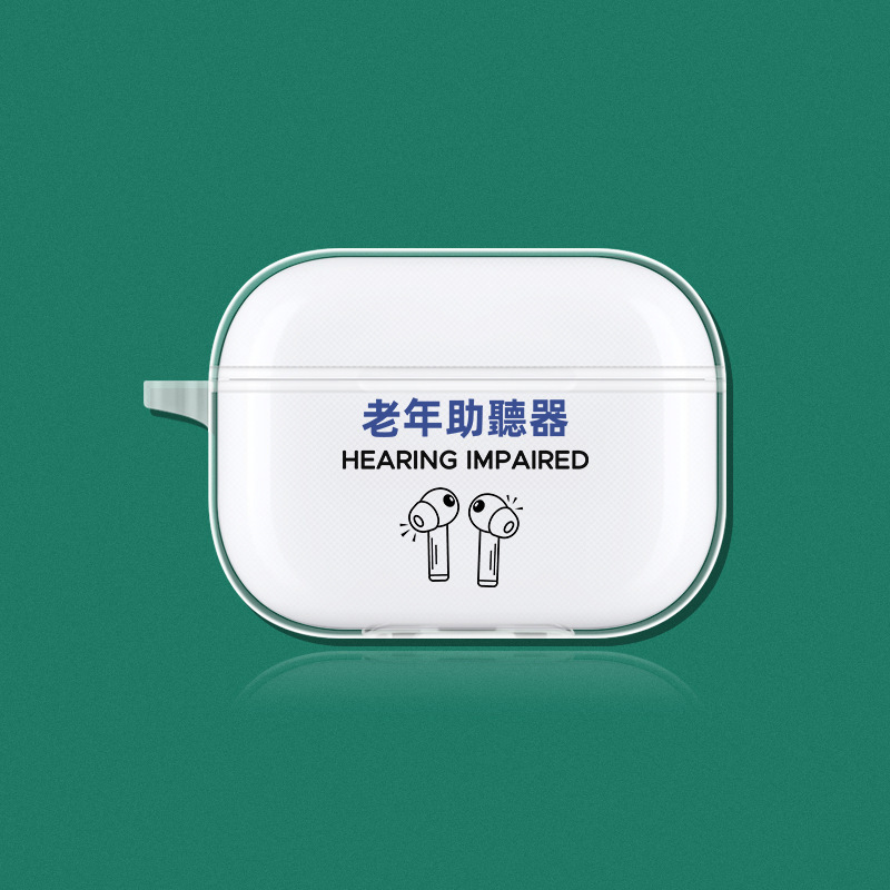 Suitable for Apple AirPods Pro Protective Case Wireless Bluetooth Headset Protective Case with Moderate Soft and Hard Color Printing