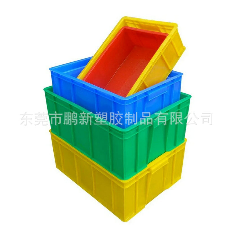 5号塑胶周转箱 5#仓储塑料箱 货架整理胶箱 仓库分类工具箱