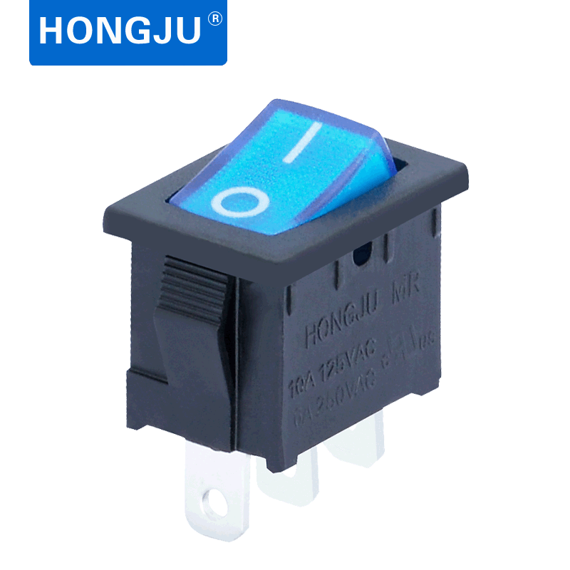 厂家直销 二挡3脚防水船型开关 21*15mm 10A/125V翘板开关