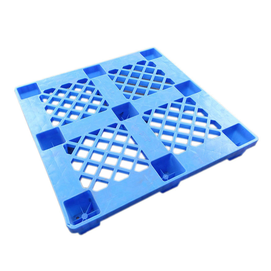 1100*1100*145单面圆脚周转托盘塑胶卡板塑料栈板防潮垫板地台板